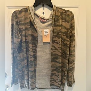 Camo long sleeve sweater